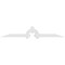 Ekena Millwork Ericson Architectural Grade PVC Gable Bracket, 84"W x 14"H x 4"D x 4"F, 4/12 Pitch GBP084X14X0404ERI00 - alternate 4